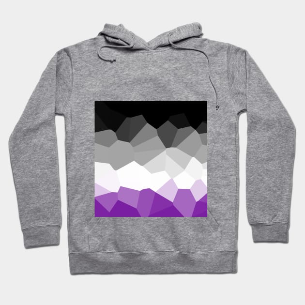 Ace Flag Poly, subtle Hoodie by Gedwolcraeft